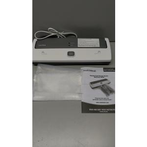Manual Vacuum Sealer System & Starter Bags - FSSMSL0160-000,White  Gray