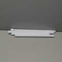 White Shower Curtain Rod 45 to 77 Inch,Shower Rods for Bathroom,Spring Tension Curtain Rod No Drilling for Windows Doors Closet Kitchen Wardrobe (White 1 Pack)