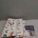 Lahome Christmas Runner Rug for Hallway 2'6" x 8', Non Slip Washable Long Kitchen Carpet Runner, Low Pile Soft Xmas Reindeer Runner for Entryway Bathroom Holiday Decor, Beige