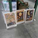 3 PCS Framed Girl and Floral Tree Poster, Canvas Print Art Boho Wall Art Painting Pictures Whimsical Art Print Wall Decor Contemporary Home Decor for Living Room Bedroom Apartment (23"L x16"W)