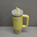 STANLEY Quencher H2.0 Tumbler with Handle and Straw 30 oz | Flowstate 3-Position Lid | Cup Holder Compatible for Travel | Insulated Stainless Steel Cup | BPA-Free | Pomelo