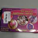 GLTECK Hotfix Applicator, Bedazzler Kit with 5784 PCS Rhinestones for Crafts, DIY Hot Fix Rhinestone Applicator Wand Setter Tool with 7 Tips, 6 Pattern Templates, Gloves, Tweezers & Cleaning Brush