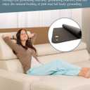 Grounding Mat Grounding Pad for Pet Yoga Grounding Mat for Bed with 15ft Grounding Wire Grounded Feet Mat for Improve Sleep Energy Reduce Anxiety 23.6"x11.8"