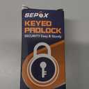 SEPOX® Heavy-Duty 44mm 1.75" Out-Door Padlock Keyed-Alike, Water-Resistant Cover, Steel Lock with Same-Key, Extra-Long-Shackle Anti-Rust, Brass Cylinder for Boat, Fishing, Marine, Fence