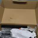 8000mAh Battery Operated Wall Sconce with Remote Control, 3000K-6000K Dimmable Black Wireless Rechargeable Wall Sconces Set of Two with Timer Function for Living Room, Bedroom, Stairwell, TV 24 Inch