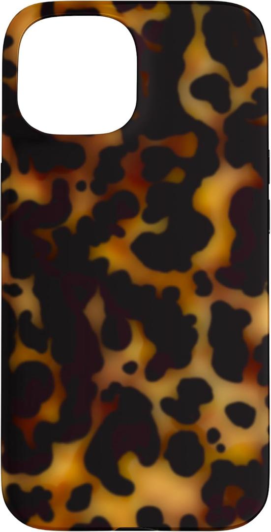 Tortoiseshell tortoise shell pattern Case for iPhone 15