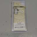 Phone Case for Samsung Galaxy A36 5G Wallet Cover with Tempered Glass Screen Protector and Crossbody Wrist Strap Ring RFID Blocking Credit Card Holder Cell A 36 36A LTE SM-A366U Women Girls Off White