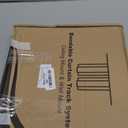 KOLAKO Ceiling Curtain Track, Flexible Bendable Curtain Track Wall or Ceiling Mount, Black 8.2Ft Curved Curtain Tracks System Sliding RV Shower Curtain Rail Track with Clips, Room Divider