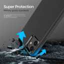 2 x ORIbox for iPhone 13 mini Case for iPhone 12 mini Case Black, [10 FT Military Grade Drop Protection], The Liquid Silicone Heavy Duty Shockproof Anti-Fall Case for iPhone 13/12 mini,5.4 inch, Black