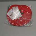 Parma77 6 Pcs Strawberry Costume Accessories Set for Women, Strawberry Beret Hat,Strawberrys Jewelry Set, Cotton Thigh High Over Knee Socks with Bowknot for Halloween Cosplay