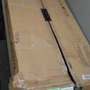 Grandder 40 inch Computer Desk, Small Home Office Desk Study Writing Kid Table, Simple PC Gaming Desk, Adjustable Feet, Black