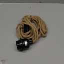 Plug in Pendant Light Cord, Farmhouse Hanging Lights with Plug in Cord, 15FT Hemp Rope Plugin Hanging Light Cord Kit with On/Off Switch, E26 E27 Light SocketCord, Bulb NOT Included