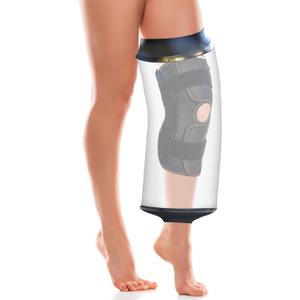 Knee Cast Cover for Shower Large Size, KT1180-L Waterproof Knee Surgery Shower Cover for Knee Replacement Surgery, ACL Surgery, Wound, Burns | Knee Cover for Showering After Surgery for Adults