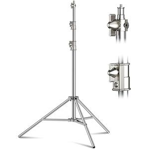 Amazon.com : Anautin 9.2 FT Stainless Steel Light Stand Photography, 1 Pack Heavy Duty Photography Tripod Stand with 1/4 to 3/8 Screw Adapter for Strobe,LED Video Light,Ring Light, Monolight, Softbox : Electronics