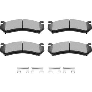 Rear Brake Pads, ECCPP 4pcs Rear Ceramic Brake Pads Kits Pads Sets for Chevrolet, for Cadillac and for GMC ATD785C, D785-7653