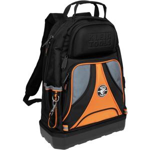 Klein Tools 55421BP-14 Tool Backpack, Heavy Duty Tradesman Pro Tool Bag Organizer with 39 Pockets, Molded Bottom