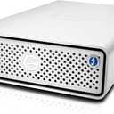 G-Technology 12TB G-DRIVE with Thunderbolt 3 and USB-C Desktop External Hard Drive, Silver - 0G05383-1