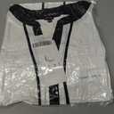 UEAL Womens Dressy Business Casual Blouses Long Sleeve White XXL (White, XXL)