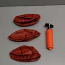 Mini Basketballs,3 Pack 6" Inch Small Basketball Set with Pump Over The Door Mini Hoop Basketball Replacement Toy for Toddlers,Kids,Teenagers for Pool,Indoors,Outdoors