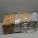 HapiRm Rolling Kitchen Microwave Cart - 4 Tier Microwave Table Stand with Pull-Out Baskets, Coffee Bar Baker's Rack with Wheels Rolling Storage Cart Organizer Shelf for Living Room Office, Balcony (Brown)