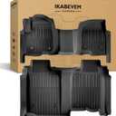 Floor Mats for 2020-2026 Chevy Silverado/GMC Sierra 1500/2500HD/3500HD Crew Cab & 2019 1500 Crew Cab Without Rear Underseat Storage Box, Front Bench Seat