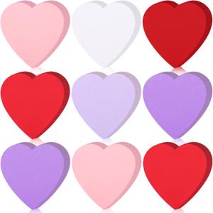 Kisston 360 Pcs Heart Cutouts Paper 3.9 Inch Valentine Cut Outs Bulletin Board Decorations Pink Red Heart Shaped Die Cuts for DIY Classroom Love and Peace School Craft Projects(Stylish Colors)