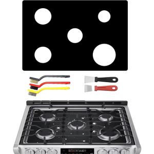 Stove Top Protector liner For 30" LG Gas Range Model LSG4511STLSG4511ST LSG4511ST00 5 Burner Thickness Reusable Stove Burner Covers