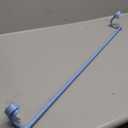 Allied Brass 421D/24-FTB Venus Collection 31 Inch Towel Bar with Dotted Accent, Flat Troll Blue