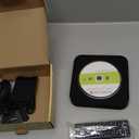 Portable CD Player with Bluetooth Desktop CD Player for Home CD Music Players withTimer,Built-in Dual Speakers with LED Display Home Audio Boombox FM Radio (Black)