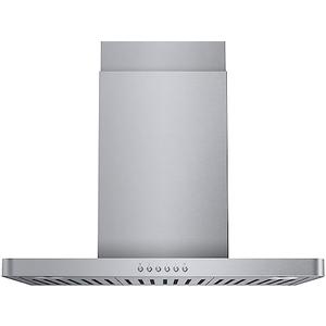 ONEEON 30" Range Hood - 900 CFM Stainless Steel Wall Mount Kitchen Exhaust with 4 Speed Fan, LED Lights, Push Button, Ultra-thin Body, Chimney Style Stove Vent Hood & Ducted Exhaust Vent