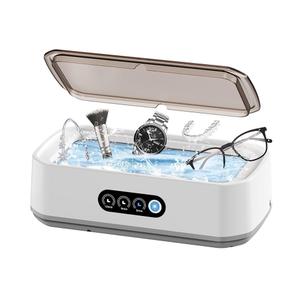 650ML Ultrasonic Jewelry Cleaner, 49KHz 40W Sonic Cleaner Machine for Jewelry, Earrings, Necklaces, Glasses, Denture, Rings, Watch Strap (Stainless Steel Tank)