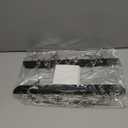 2 Pack Hat Hangers for Closet,Wooden Hat Rack with 10 Metal Clips for Saving Space, Hat Organizer for Baseball Caps,Skullies,Beanies,Visors(Black)