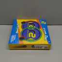 Fun Bouncy Paddle & Stringy Ball Toss & Catch Game - Easy to Use for Kids All Ages - Soft Foam Design for Safe Play Indoors or Outdoors - Also Works as Flying Disc - Great Gift Idea for Boys & Girls (Red & Green)