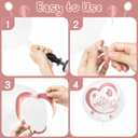 CNhoqc Mother's Day Bobo Balloons - 36pcs Rose Gold Happy Mother's Day Bobo Bubble Balloons Set 20pcs Transparent Bubble Balloon with Stickers