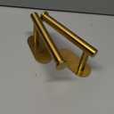 2 Pack Adhesive Curtain Holdbacks Curtain Tie Backs Curtain Holdbacks No Drill Curtain Pull Backs Adhesive Curtain Hooks Curtain Holders for Drapes (2, Gold)