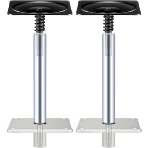 Timtin Lock'n Pin 3/4 '' Inch Pedestal Package Include 7 x 7 Inches Base Plate 3/4" Pedestal Boat Seat Post and Pin Seat Mount Brushed Aluminum Finish for Marine Fishing Accessories