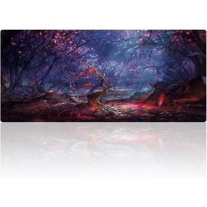 Cmhoo XXL Professional Large Mouse Pad & Computer Game Mouse Mat (35.4x15.7x0.1IN, 90x40 Forest)