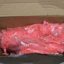 Jutom 13.2 ft Valentine's Garlands with 16.4 ft LED Lights Artificial Garland Romantic Pine Valentine Garland Decoration for Stairs Fireplace Mantel Front Door Porch Holiday Party(Pink)