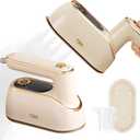 Travel Steamer for Clothes Portable Rotary Garment Iron 1200W Small Travel Steam Iron for Home, Dorm, College, 150ml Water Tank, Foldable Wrinkle Remover 120V, 1 Piece