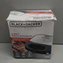 BD Waffle Iron Morning Station (Compact Design, Black/Silver)