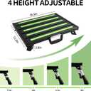 19 x 14.5 in RV Step Stool, Adjustable Aluminum Platform