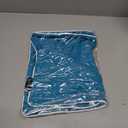 Phantoscope Pack of 2 Outdoor Waterproof Solid Throw Decorative Pillow Cover Decorative Square Outdoor Pillows Cushion Case Patio Pillows for Couch Tent Sunbrella, Teal Blue 12x20 inches 30x50 cm