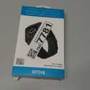 WITHit Designer Band Compatible with Apple Watch, Secure, Adjustable, Apple Watch Replacement Band, Fits Most Wrists (44/45/46/49mm (Ultra 1-3) & 42mm (Series 1-3 only), Black - Stainless Steel)