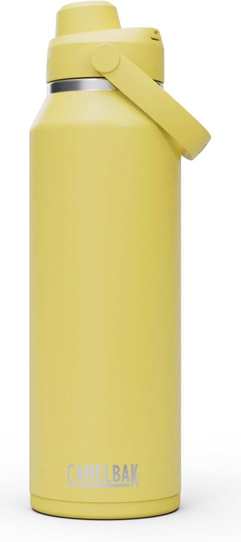 CamelBak Thrive Chug Insulated Stainless Steel Water Bottle Yellow Bloom, 40oz