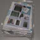 2 x AnyDesign Winter Kitchen Dish Towel 18 x 28 Inch Gold Blue Snowflake Dishcloth Vintage Decorative Hand Drying Tea Towel for Baking Cooking Home Kitchen Decor Housewarming Gift, 2Pcs