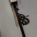 55" Weight Lifting Bar, 1" Standard Straight Barbell Bars for Weight lifting, Olympic Barbell Bar for Bench Press/Hip Thrusts/Squats/Lunges for Gym and Home, 2 Star Star-nuts (480lb Weight Capacity) (Black)