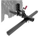 GARVEE Impact Implements 1Point Lift System for ATV/UTV, Manual Implement Lift Accessory with 2" Hitch Receivers, QuickAttach Accessories for Tractors, MultiHeight Adjustments