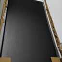 Bamboo Dual Monitor Stand Riser, Supports 2 Monitors, Printer, Heavy TV up to 300 lbs and 75 Inches (Black)