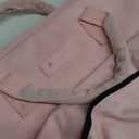 Sturdy 3 Ring Zipper Binder with Shoulder Strap for School - Beautiful 2 Inch Zip Up Binder with Extra Pockets Holds 500 Sheets, Books & Laptop - Easy to Carry Trapper Keeper Made of Premium Fabrics (Pink)