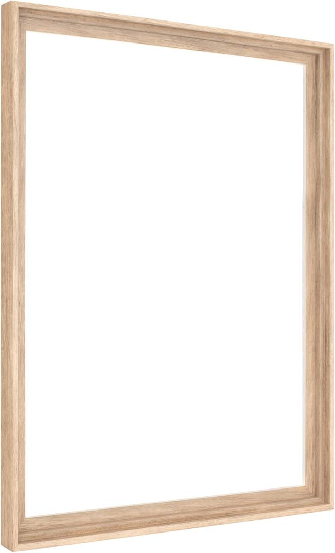 MCS Canvas Float Frames 18x24 Frame, Natural Woodgrain for Finished Canvases, Vertical & Horizontal Wall Hanging Large with Adhesive for Canvas Paintings (1-Pack) MCS Canvas Float Frames 18x24 Frame, Natural Woodgrain for Finished Canvases, Vertical & Horizontal Wall Hanging Large with Adhesive for Canvas Paintings (1-Pack)